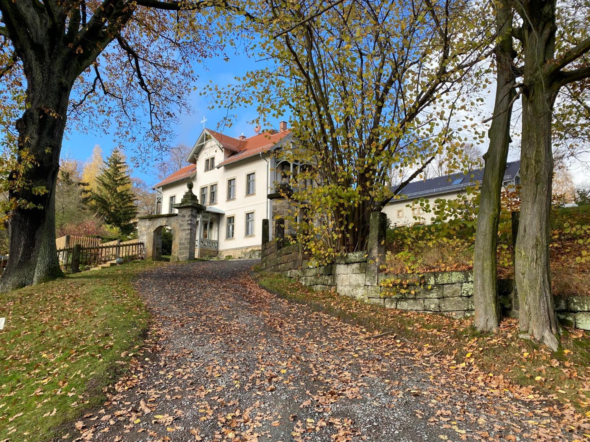 Altes Pfarrhaus Apartment Papstdorf Exterior photo